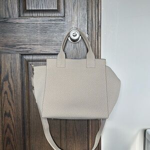 Rothy’s The Handbag in Costal Mini Check